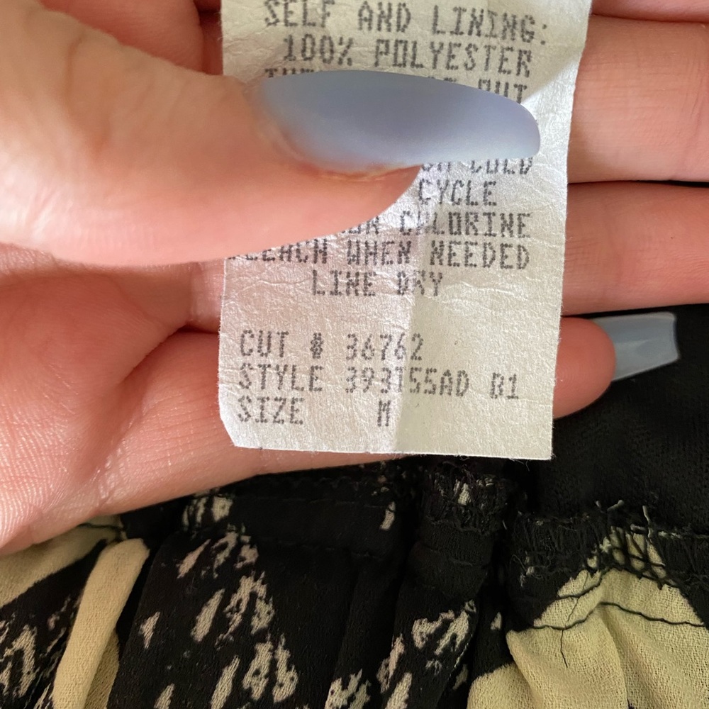 L8ter chevron sheer dress pants, tan and black with built in shorts.